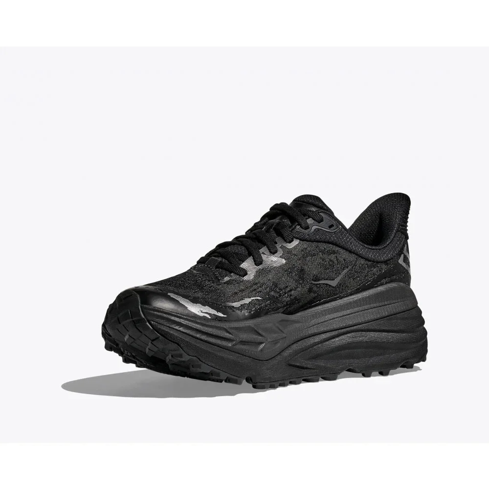 Hoka One One Stinson 7 1141530-BBLC Sneaker Mens 8 D Black Running Shoes LIQ1506